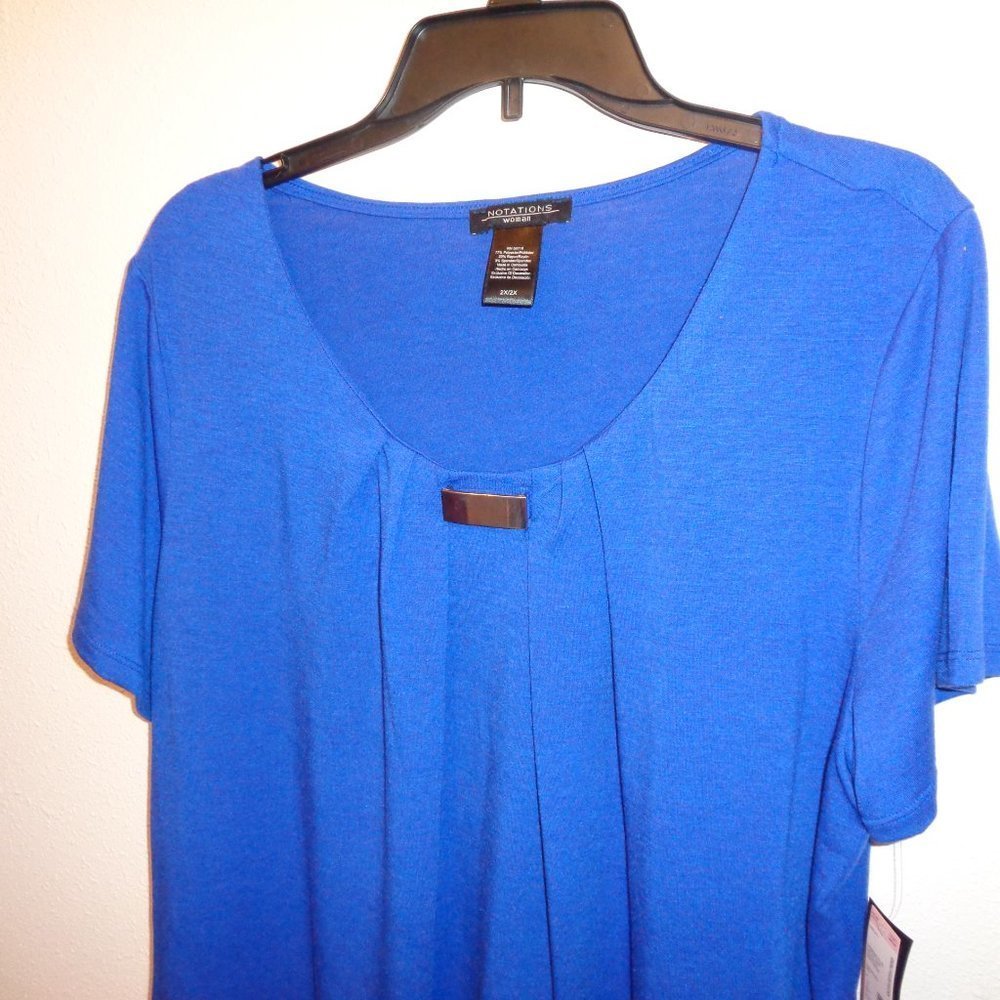 NOTATIONS Women's  Top Size 2X NWT - Picture 2 of 13